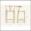 Tabouret de comptoir Wishbone