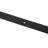 Black Aluminum Single Door Barn Door Hardware Kit Standard Single-53923381