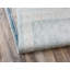 Tapis bleu clair / beige Padang Sidempuan-23541558
