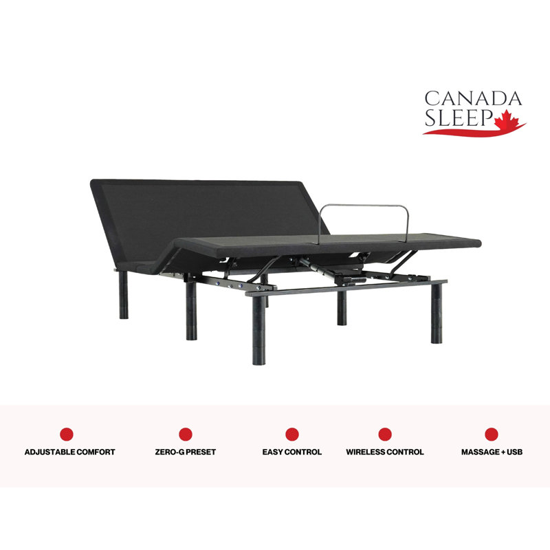 Base double réglable Canada Sleep Essential, Lit double