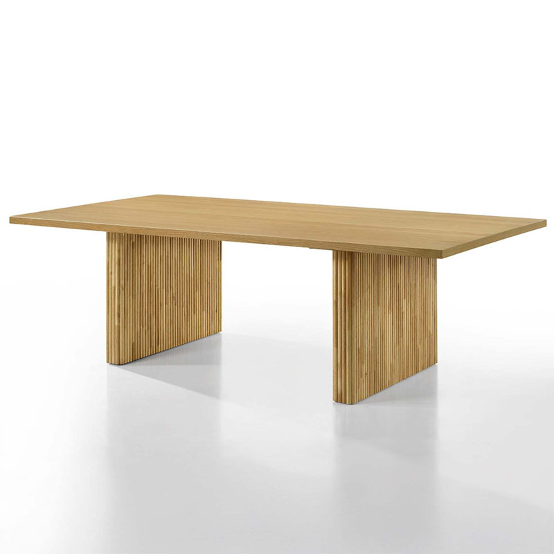 94" Einar Rectangular Dining Table, Natural Finish