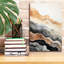 "Black & Beige Landscape 4" par Petals Prints Design-1646082931