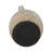 Decorative Pottery Terracotta Vase With Rustic Textured Design And Double Handles, Stylish Contemporary Accent For Modern Spaces