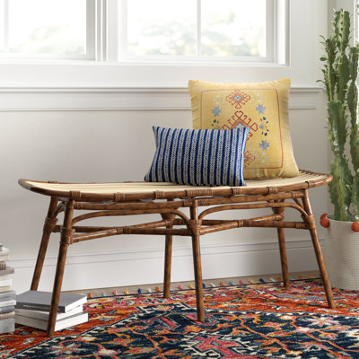 Bilodeau Wicker Bench