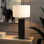 Lampe de table haute 27,25 po Nadene