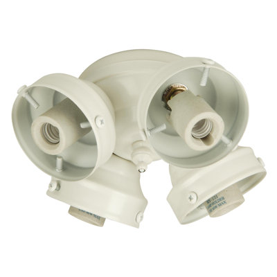 Plafonnier universel à ventilateur de plafond 4 lumières