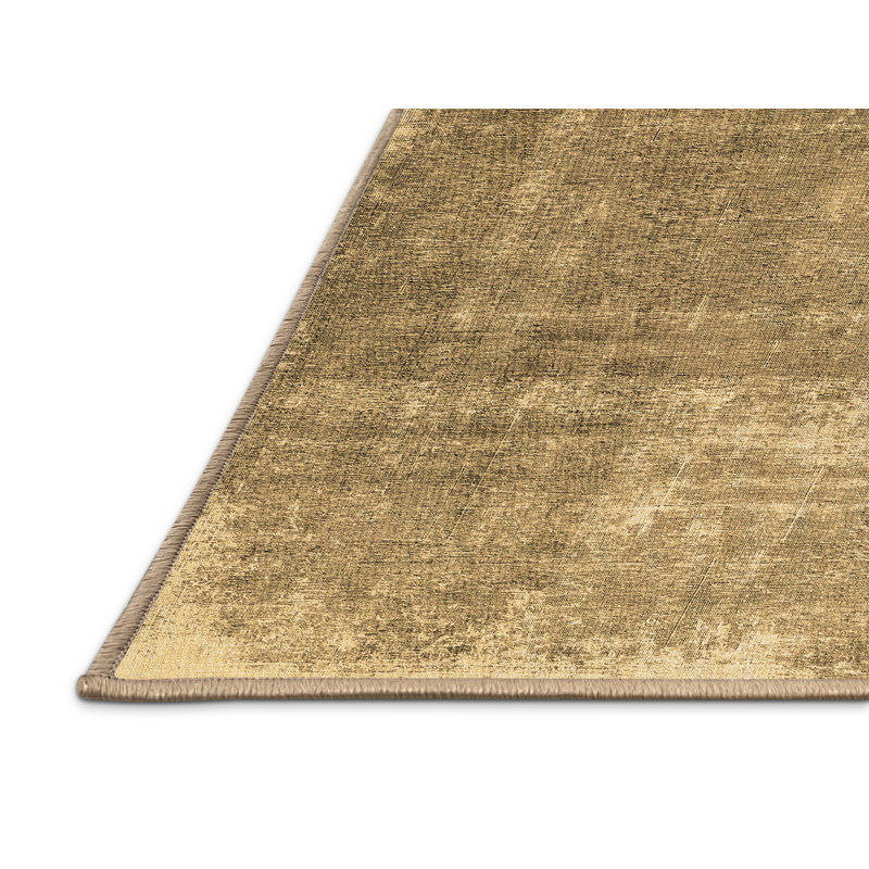 Washable Abstract Indoor Rug, Rectangle 2' x 4'