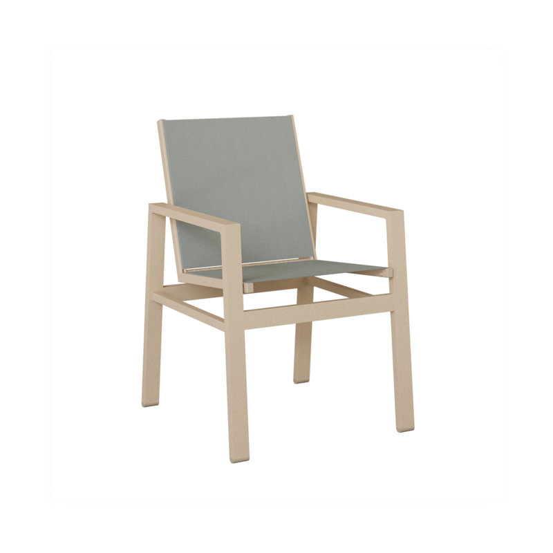 Chaise de salle à manger Ohlson Luna, Aluminium Luna multicolore, Ardoise Nova