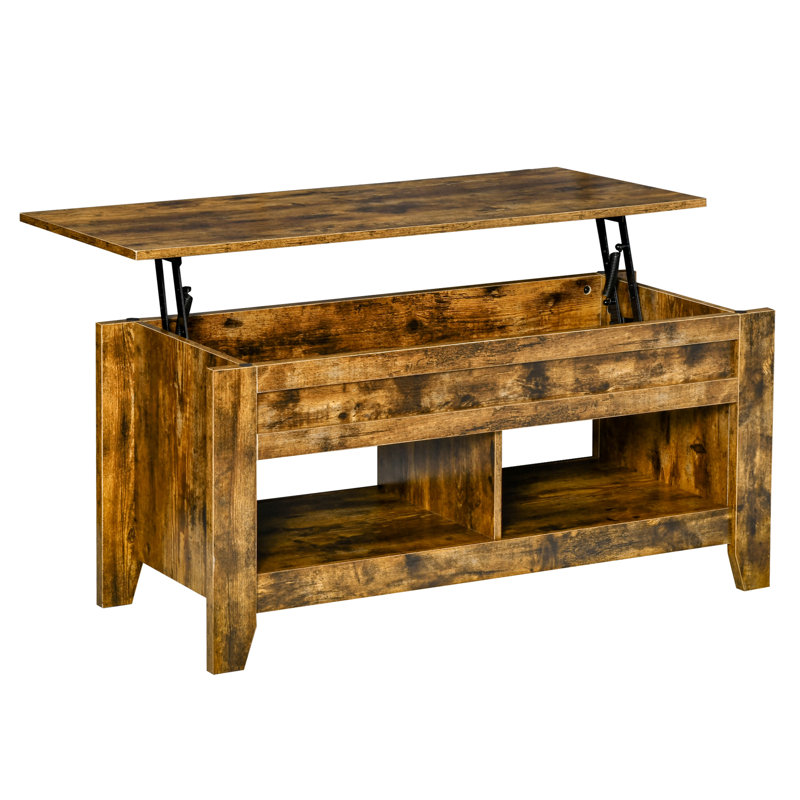 Table basse Clint, Brun