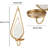Golden Wall Lamp Candle Holder