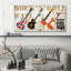 Rock'n'roll Wall 1 Piece Wrapped Canvas Painting-623468553