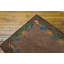 Soft Color Abstract Speckled Field Antique American Floral Border Hooked Rug