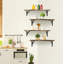 Ensemble de 4 tablettes murales en bois-1591084327