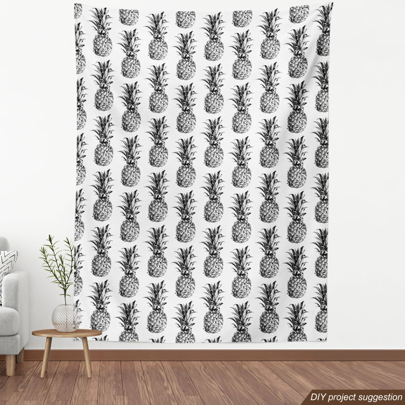 Tissu d’ananas, H 36 po x l 58 po x P 1 po
