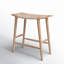 Tristan Natural Wood & Rattan 24.75" Counter Stool
