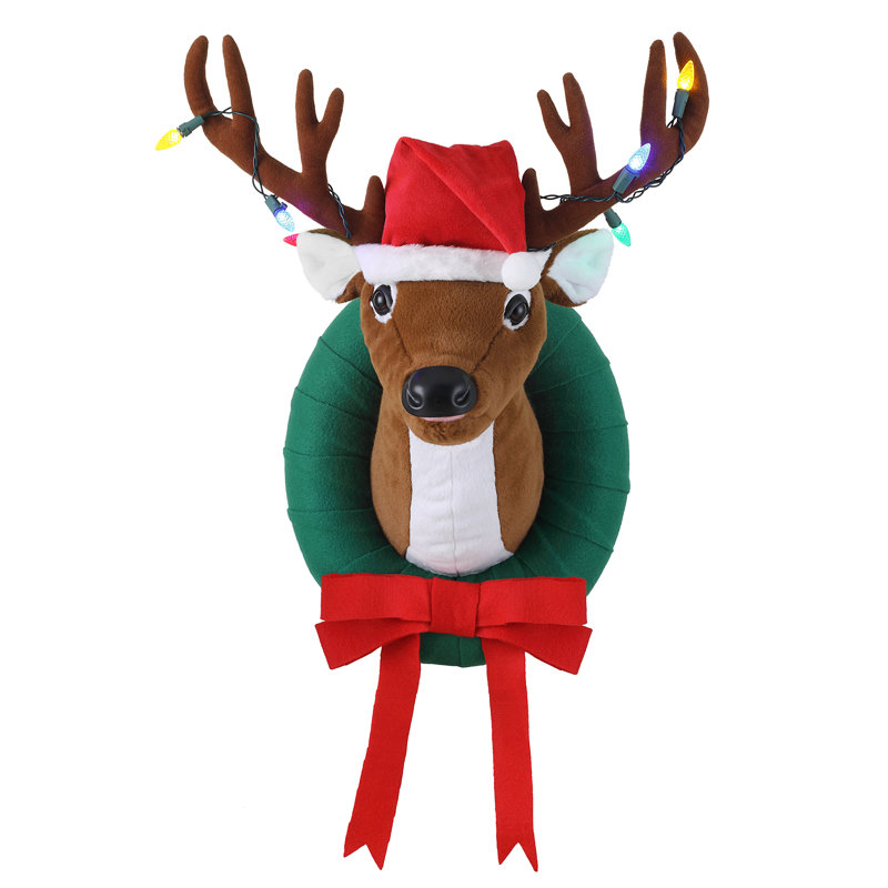 Magie de Noël renne chantant animé