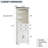 72" Tall Bathroom Storage Cabinet-251748085