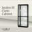 Jeliel Lighted Glass Curio Cabinet with Adjustable Shelves-92952857