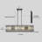 Baconton 4 - Light Dimmable Chandelier