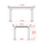 10 pi. X 14 pi Pergola en bois massif-124199222