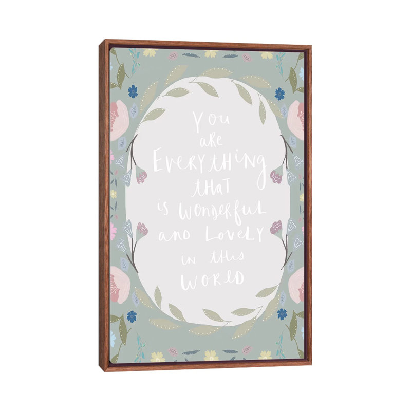 Décoration murale Border, H 40 po x l 26 po x P 1,5 po, Toile classique avec cadre brun