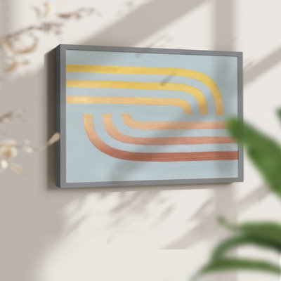 Woven Sea & Sun I -Framed Print - Restickable