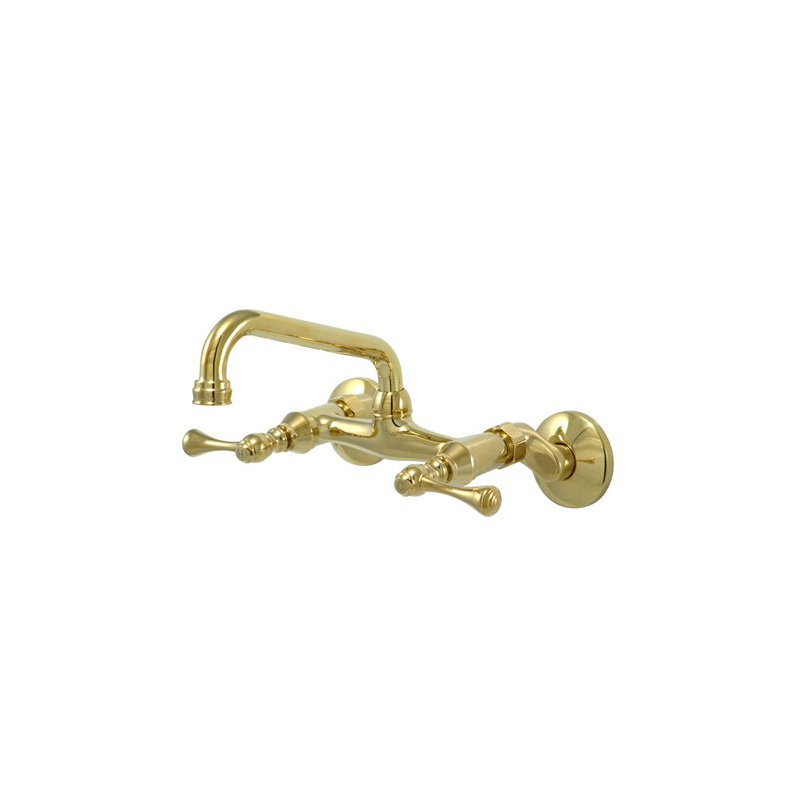 Accents Bridge Faucet, Polished Brass