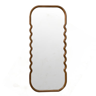 Oversized Wooden Floor Mirror