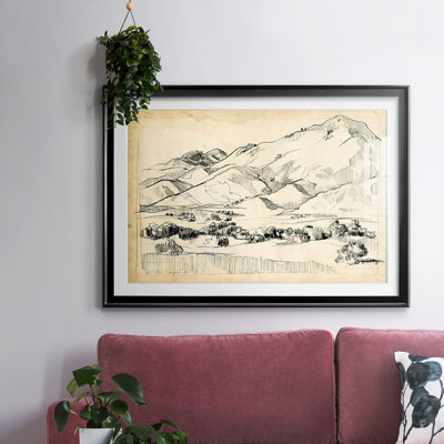 «Mountain S Croquis I», impression sur papier