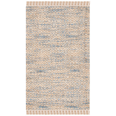 Leni Natural Fiber Hand Woven Jute Geometric Rug