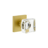 Viaggio Quadrato Rosette Single Dummy with Quadrato Crystal Knob