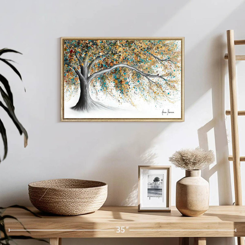 Arbre Western Breeze, Cadre flottant en bois naturel, 19 po x 13 po