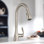 Moen Georgene Single Handle Deck-mount Touchless Pull-down Kitchen Faucet with Sprayer ( Deck Plate Included ) (Soap Dispenser Included)