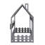 Lit sur pied Montessori House-2033607697