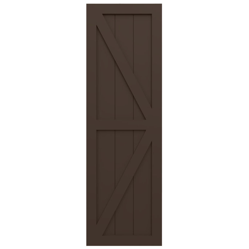 Deux volets de ferme EnduraCore Composite, Brun raisin, L 15 po, H 44 po