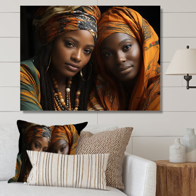 World Cultures Sœurs II sur toile