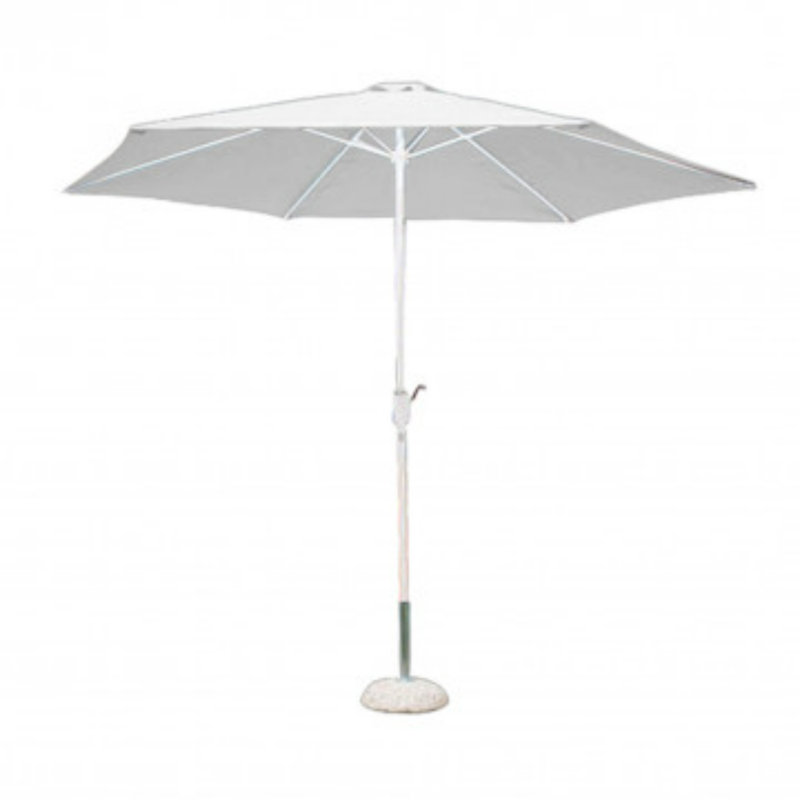 Armita 293cm Market Parasol, White, 245" H x 293" W x 293" D