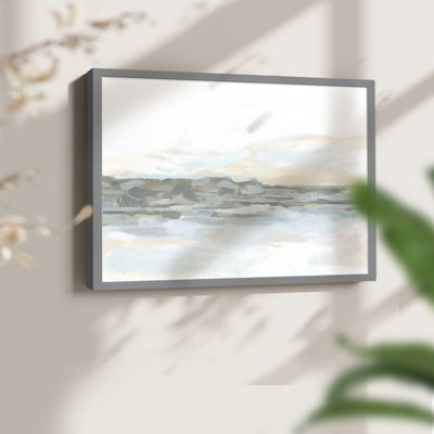 Rock Coast I - Reproduction encadrée - Restickable