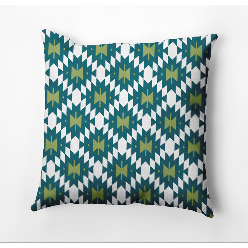 Housse de coussin d'extérieur carré et insert, 18 po x 18 po, sarcelle