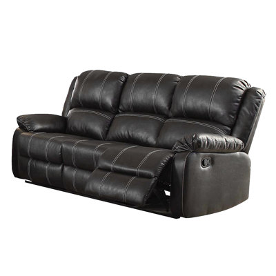 Canapé inclinable en cuir synthétique Zuriel