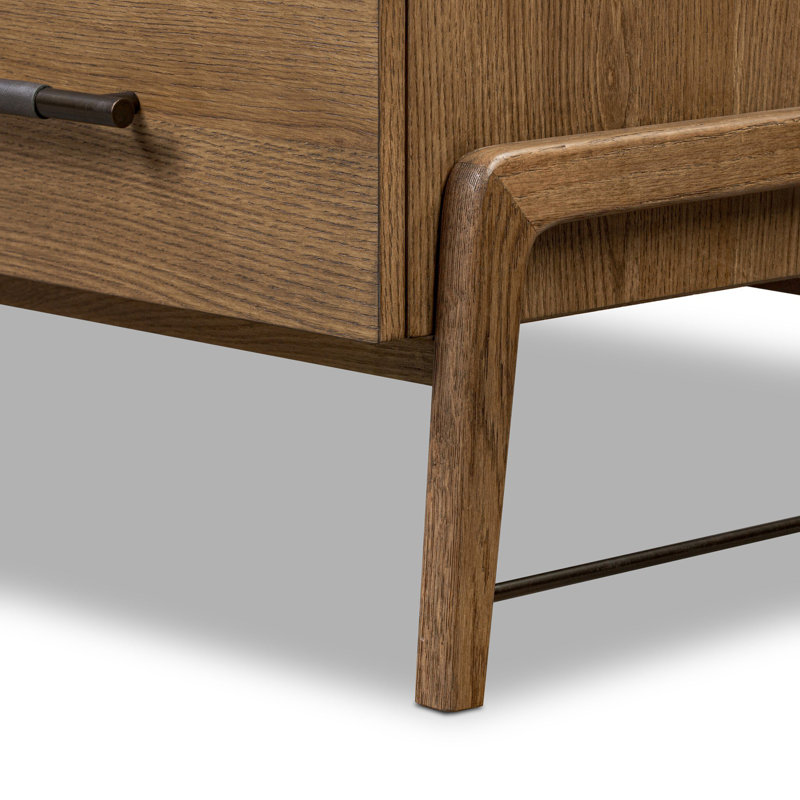 Rosedale 6 Drawer Dresser-Yucca Oak, Amber Oak
