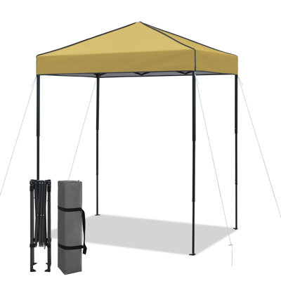 Tente d'auvent 6 x 4, auvent escamotable robuste avec sac de transport