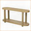 Table basse élégante en placage de frêne minimaliste pour hall d'entrée / salon Facile à assembler