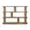 Luciana Solid Wood Geometric Bookcase