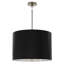 Jack Pendant - 4-Light - Modern Brass - Shannon Oyster Fabric-1629531747-1629531745