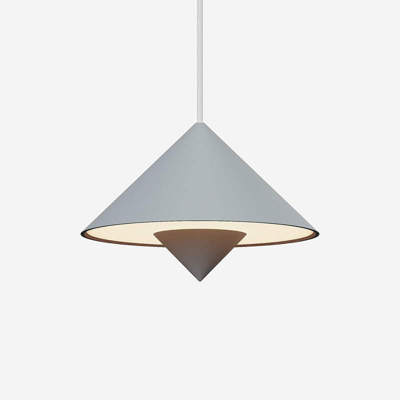 Jai Pendant Light, Sage, 11'' H x 9.84'' W x 9.84'' D, White