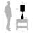 Aronson 1-Light Metal and Glass Table Lamp