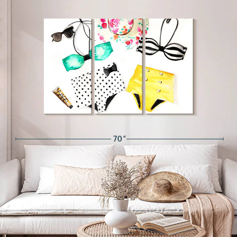 Shuttleworth Bathing Suits, 32" H x 50" W