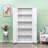 High Storage Cabinet With 2 Doors 4 Partitions, 5 Separate Storage Spaces For Home Office Use-478626515