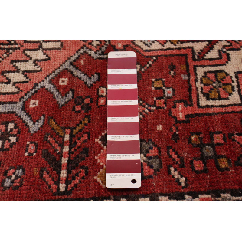 Zaydrian One-of-a-Kind 3'0" X 10'5" 1990s Runner Wool Area Rug Red